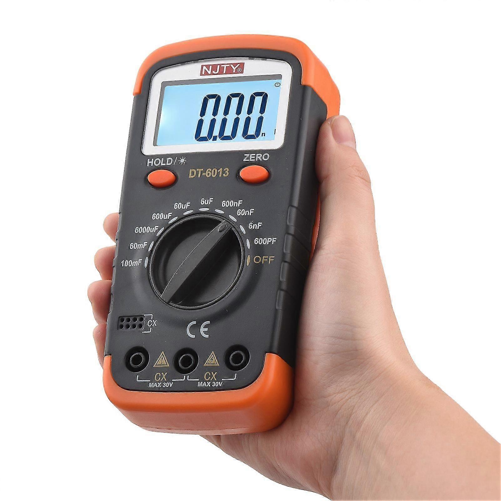 Digital Capacitance Meter With Lcd Backlight Display