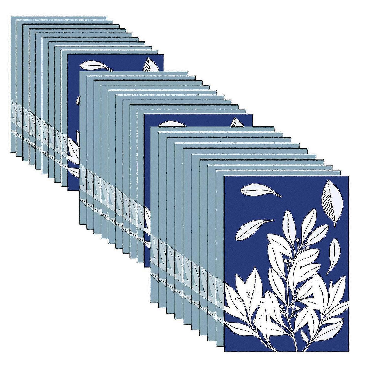 50 Sheets Print Paper Cyanotype Paper A4 A5 A6 Solar Drawing Paper Sensitivity Printing Paper Adult-YUHAO