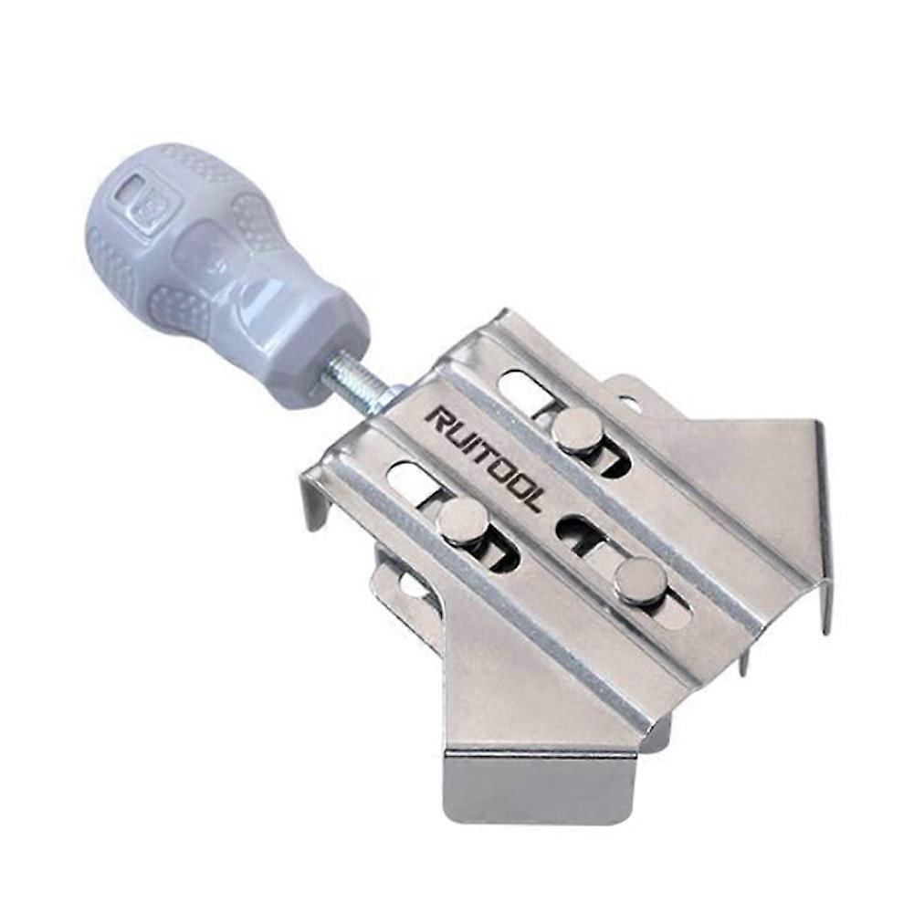 Stainless Steel Right Angle Clamp Versatile Woodworking Tool for Precise 90-Degree Fixing Clamp for DIY Photo Frame Quick Assembly Projects