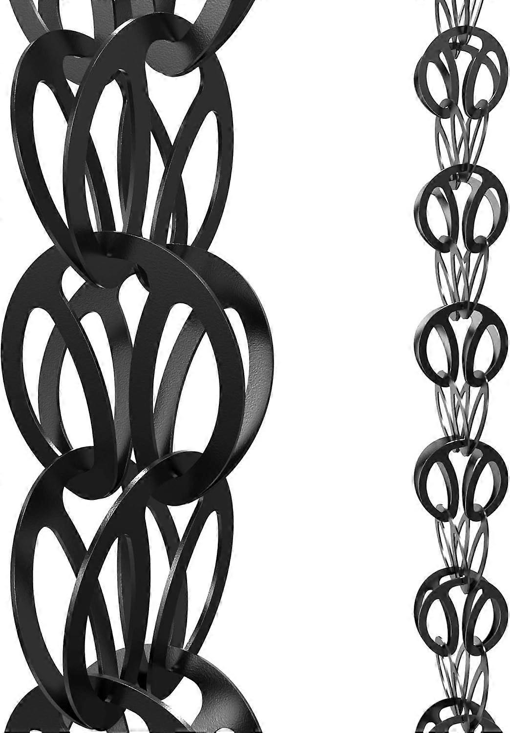 Decorative Copper Flower Design Rain Chain, Elegant And Functional Heavy Duty Downspout Alternative For Your Home