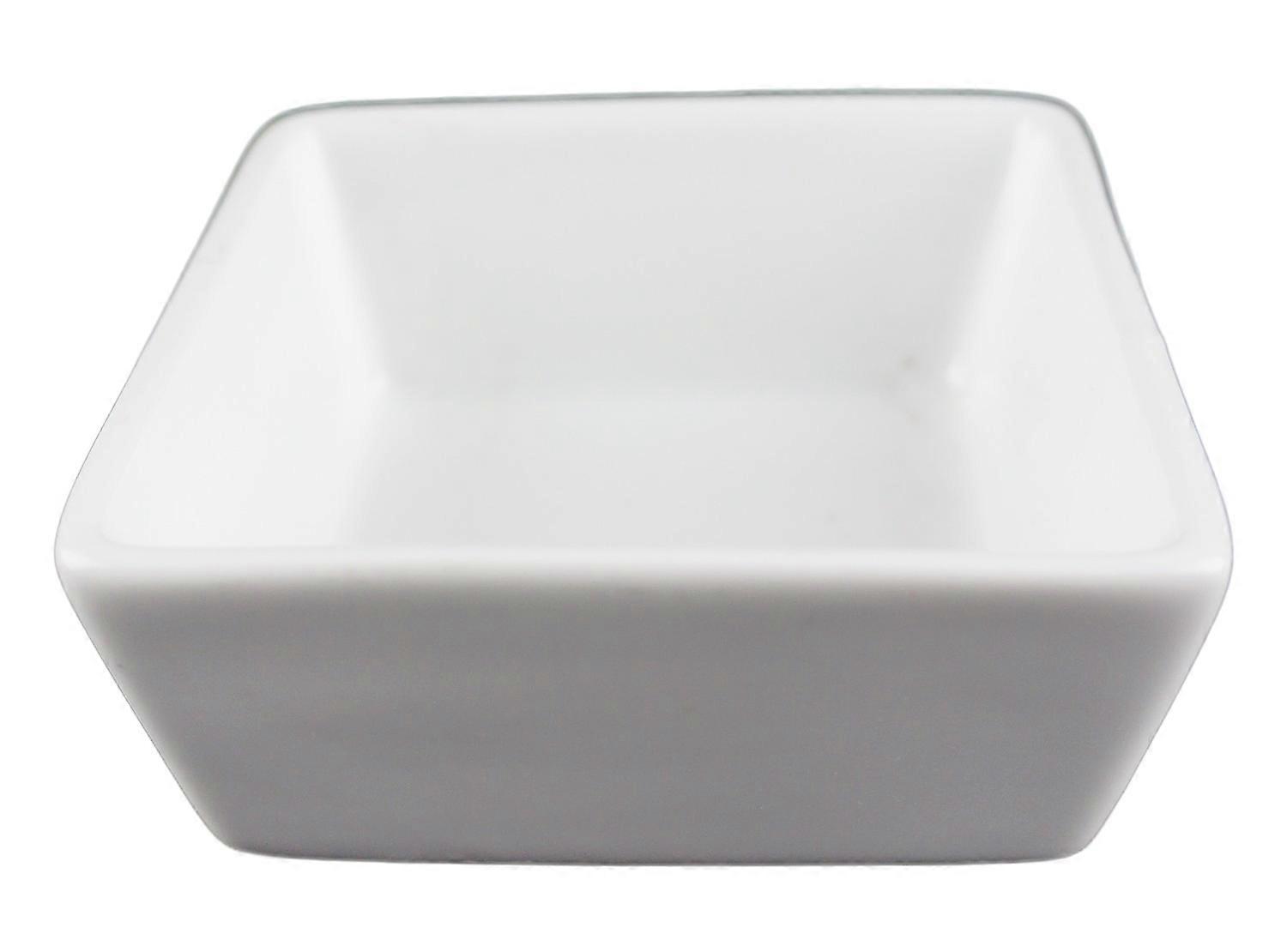 Mini Skål - Kvadrat Platt Botten - 12 pack