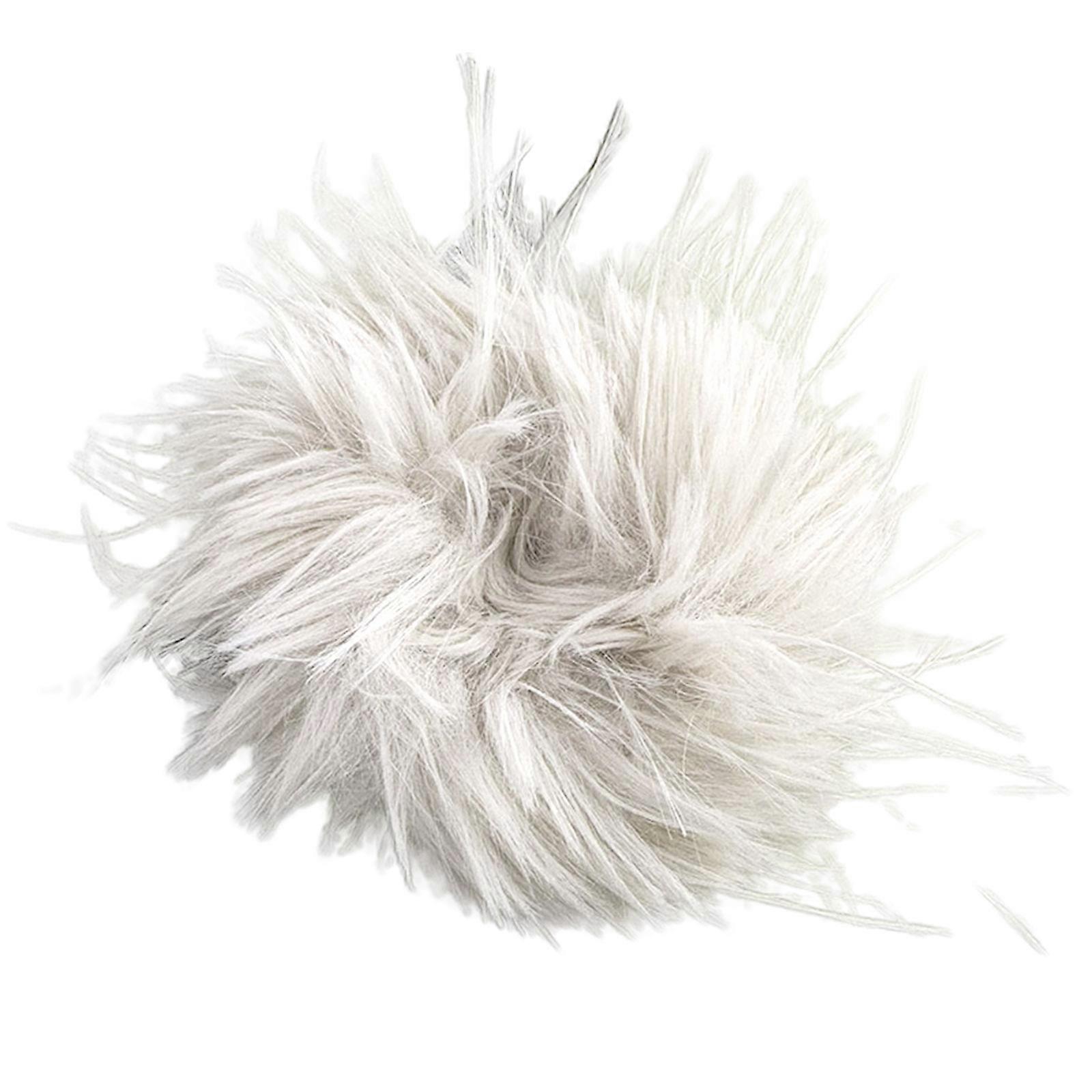 柔らかくて優しいヘアタイファッショナブルでスタイリッシュな毛皮のようなヘアリングアクセサリー代替カラーヘアシュシュ飾り