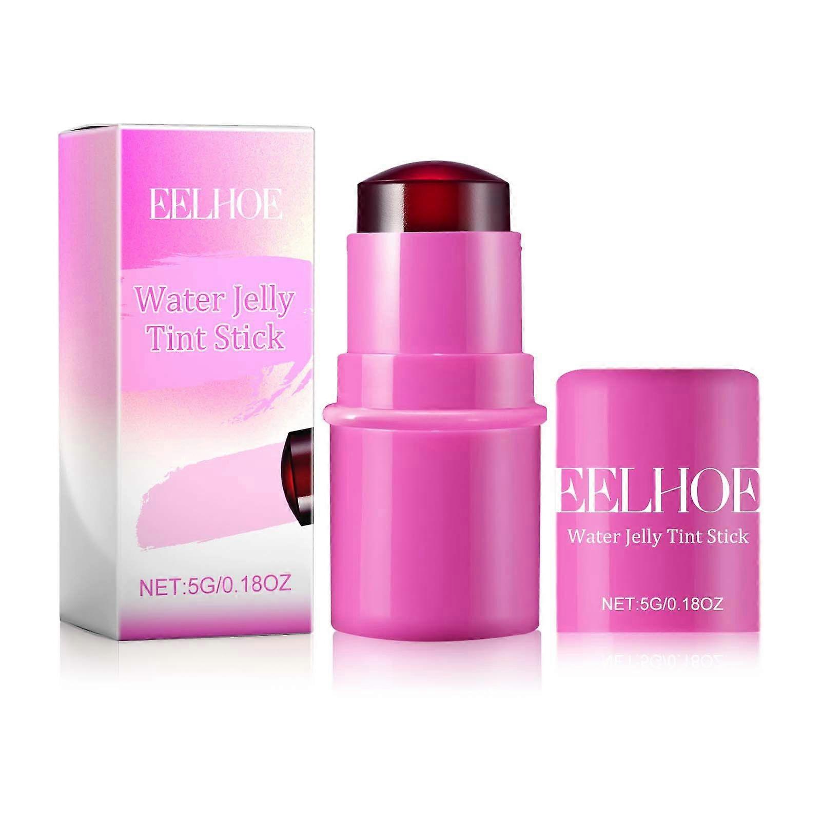 Eelhoe Fruit Jelly Blush Lip Gloss Stick Lazy Repair Uniform Skin Color Brightening Color Rendering Easy To Apply Lip Gloss Stick
