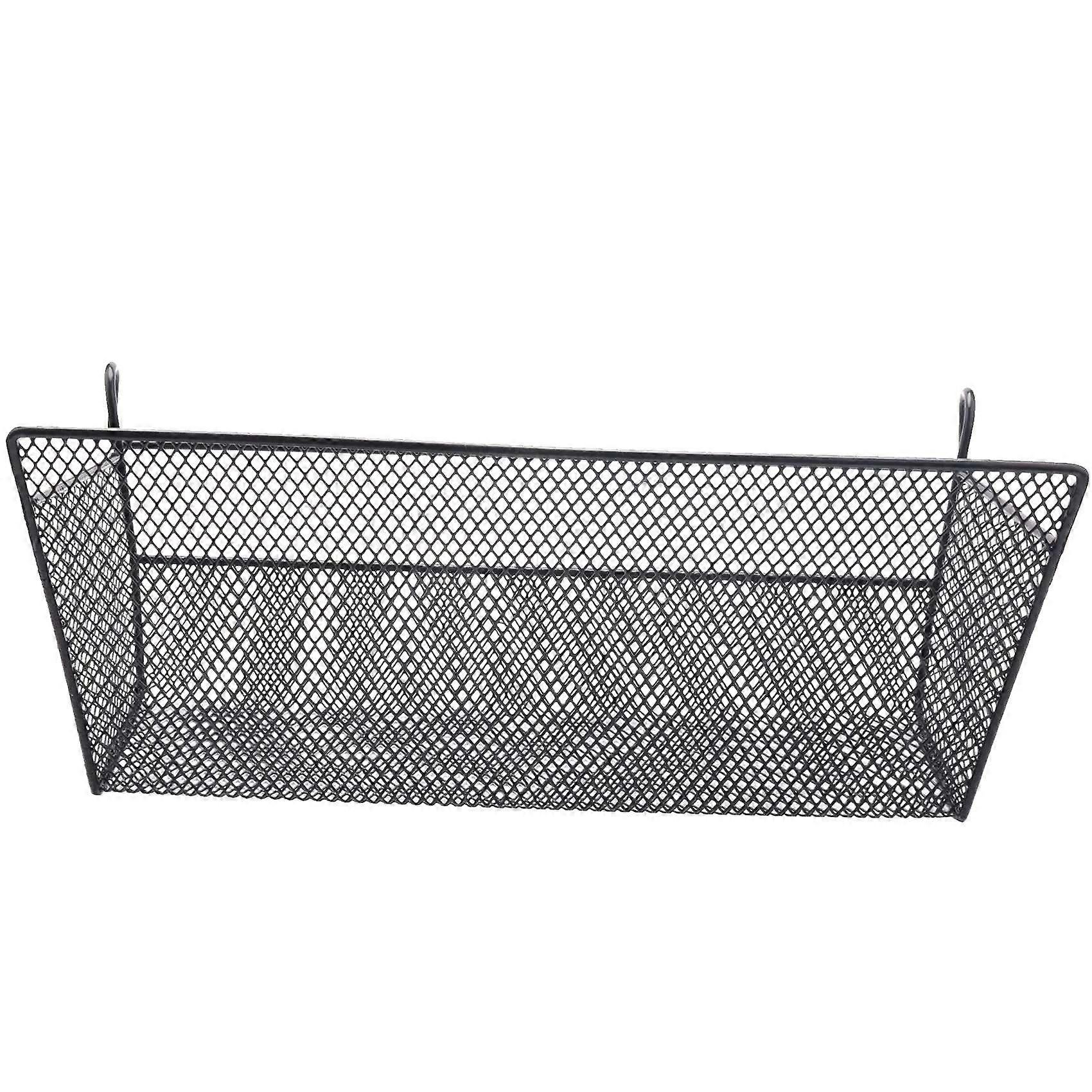 Shelf Baskets, Holder Containers with Hook - Black