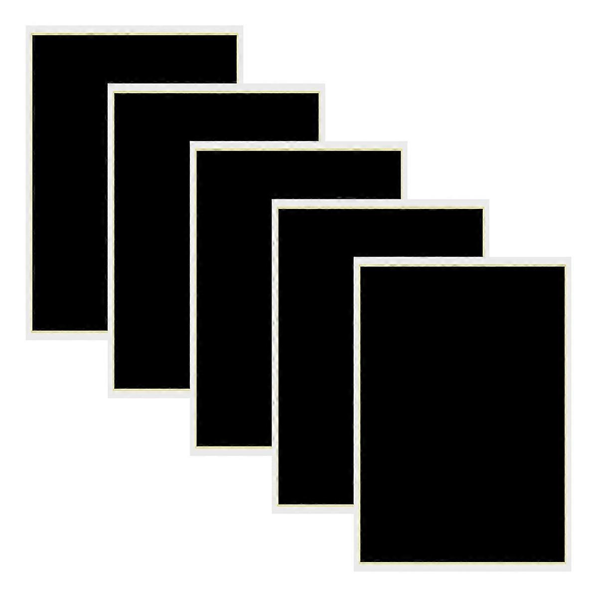 5 Pcs LaserEngraving Marking Paper, 15x10.63 in Black Dimming Papers