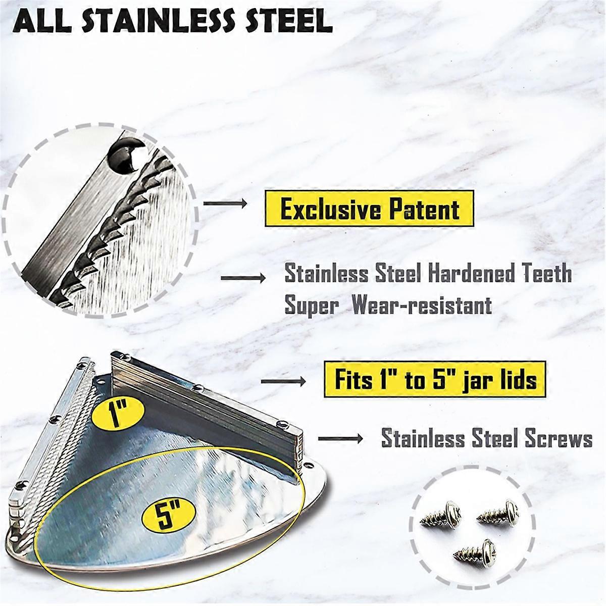 Upgraded JarOpener for Seniors, Under Cabinet Jar Openers for Weak , Jar Lid & Bottle Cap Opener Too