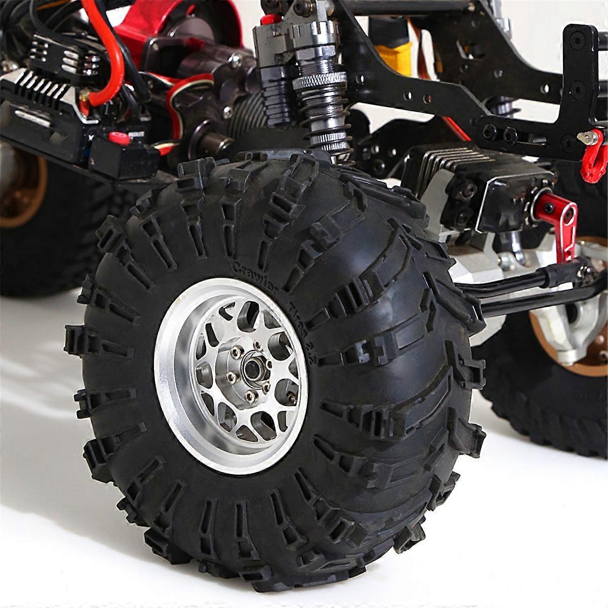 RC Remote Control Model Car Tires Metal Wheels Black