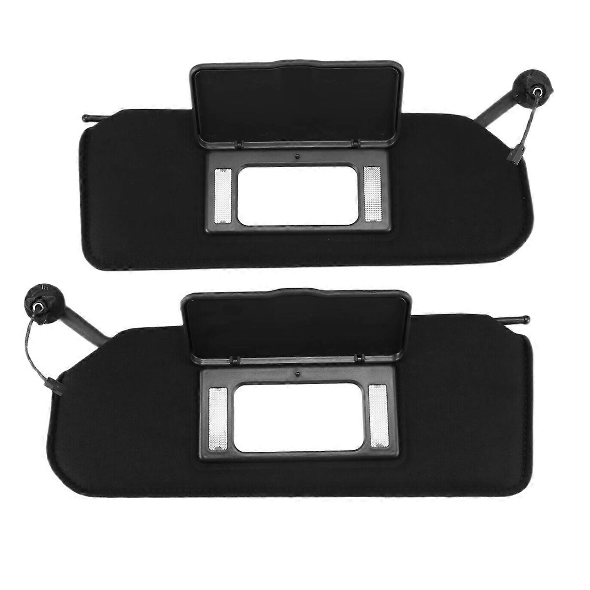 Front Sunvisor with Mirrors & LED Lights for C5
