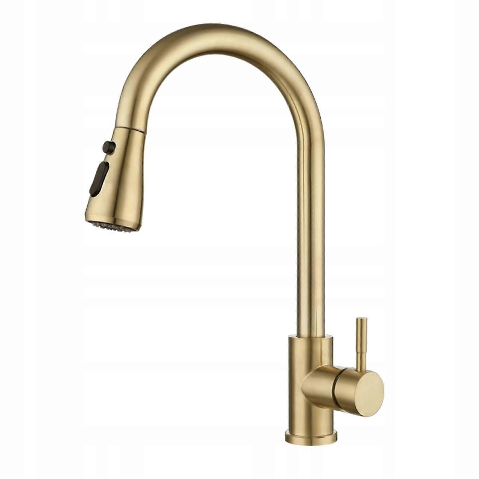 Sink Mixer With Pull-out Spout Golden E