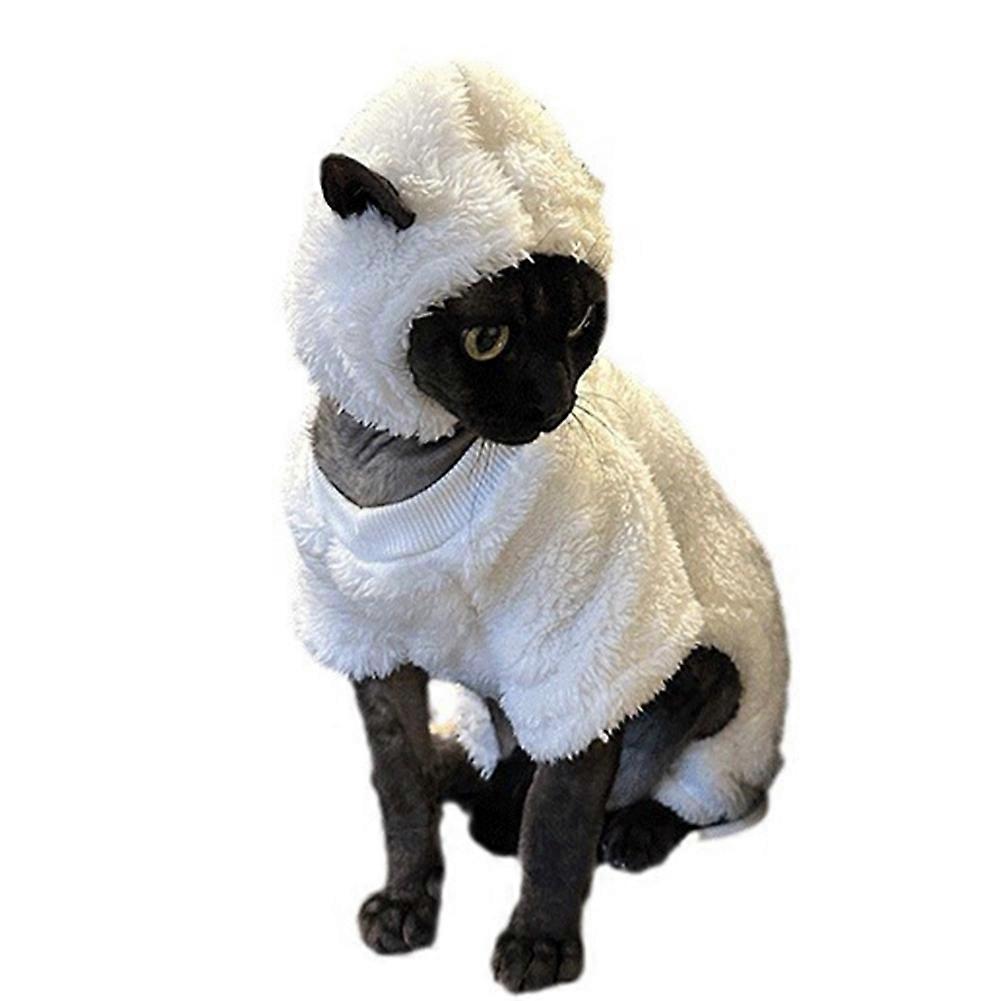 Cute Hairless Cat Clothes, Turn Your Cat Into A Sheep M
