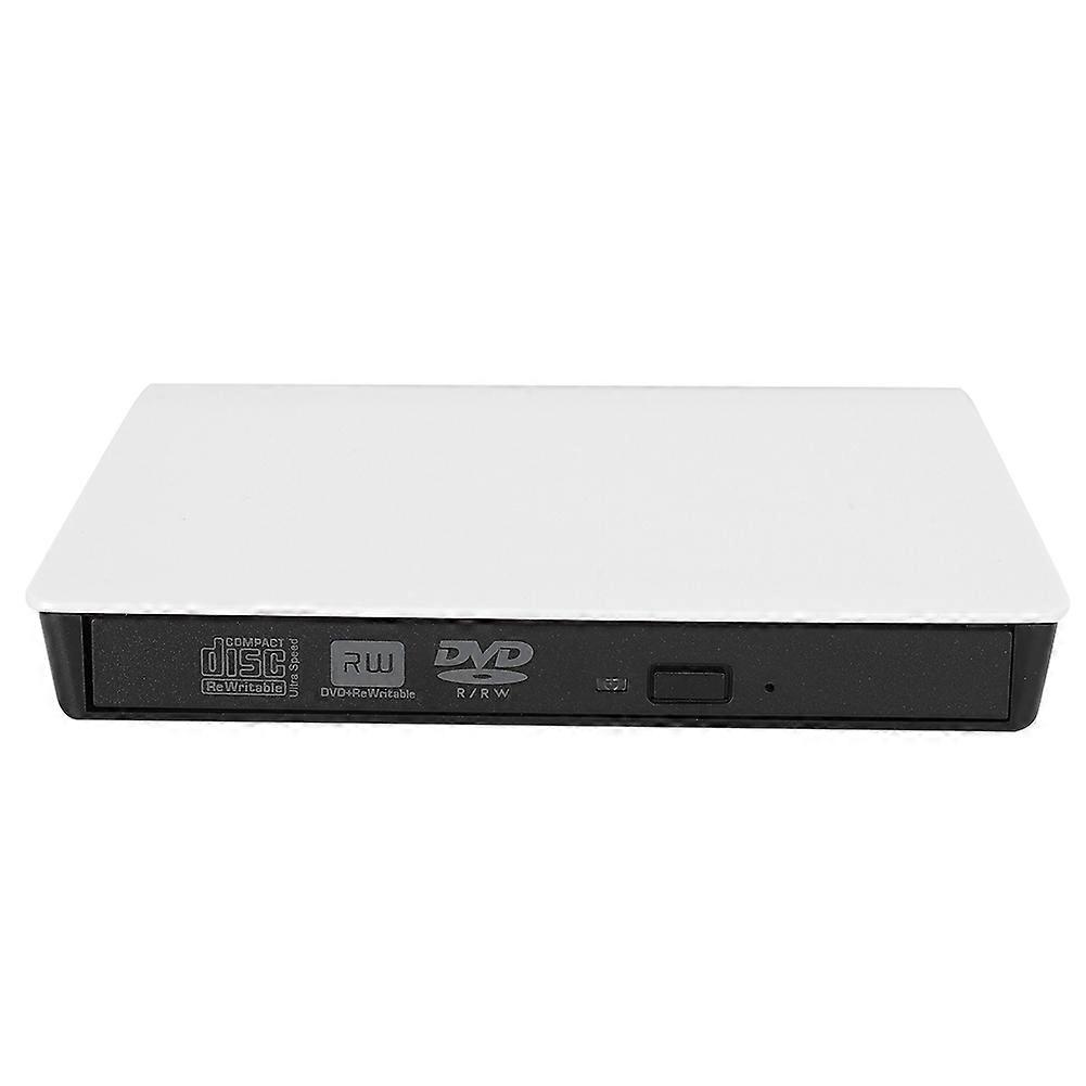 USB3.0 Writer DVD Recorder External Optical Drive 8-Speed D9 Burning Computer Accessory White