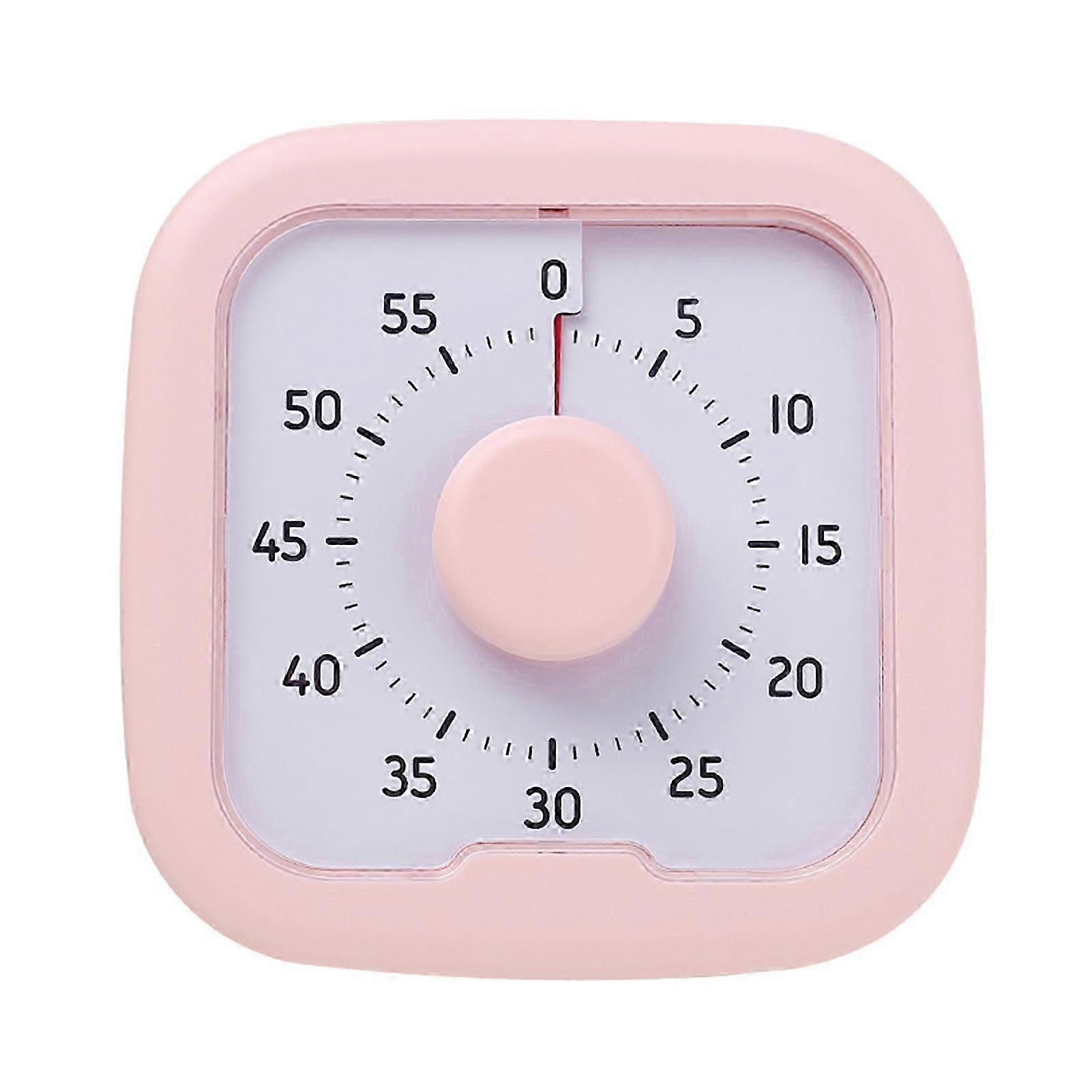 Visual Countdown Timer for Kitchen Meetings Silent Magnetic Timer Easy-to-Read Display 60 Minute Classroom Learning Timer
