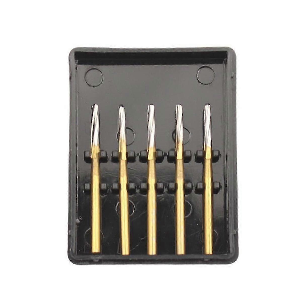 5pcs Dental -Z Carbide Burs,Endodontic Tungsten Bone Cutters Drill Bit FG 1.6mm for High Speed Handpiece 25mm