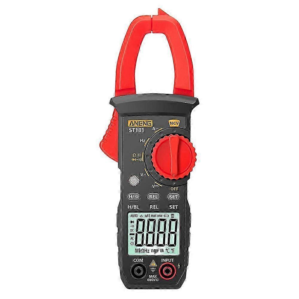 ST181 Digital Clamp Meter DC/AC Current 4000 Counts Multimeter Ammeter Voltage Tester Car Amp Hz C