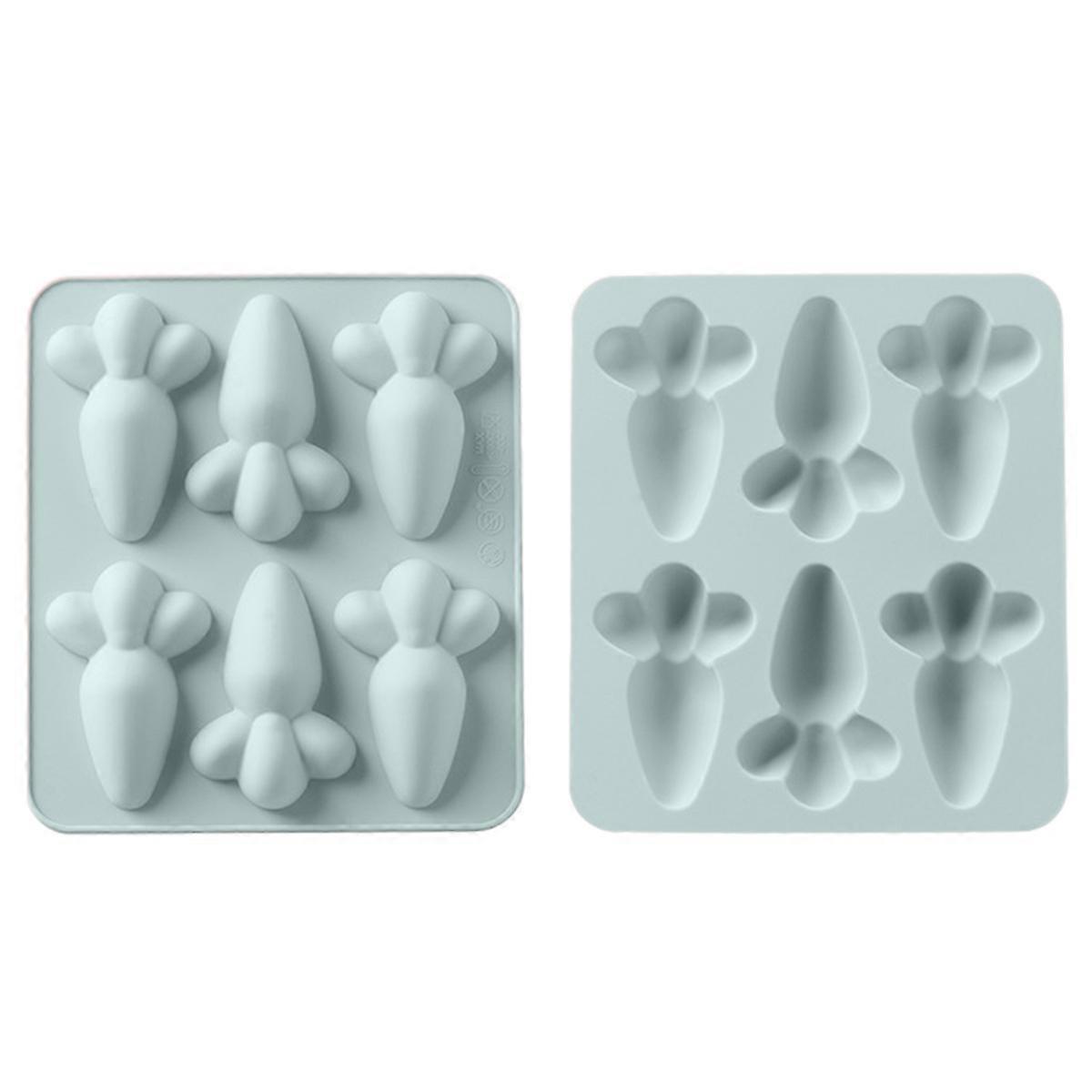 2-piece chocolate molds, food-grade non-stick silicone baking, butter molds with different shapes, and silicone molds.