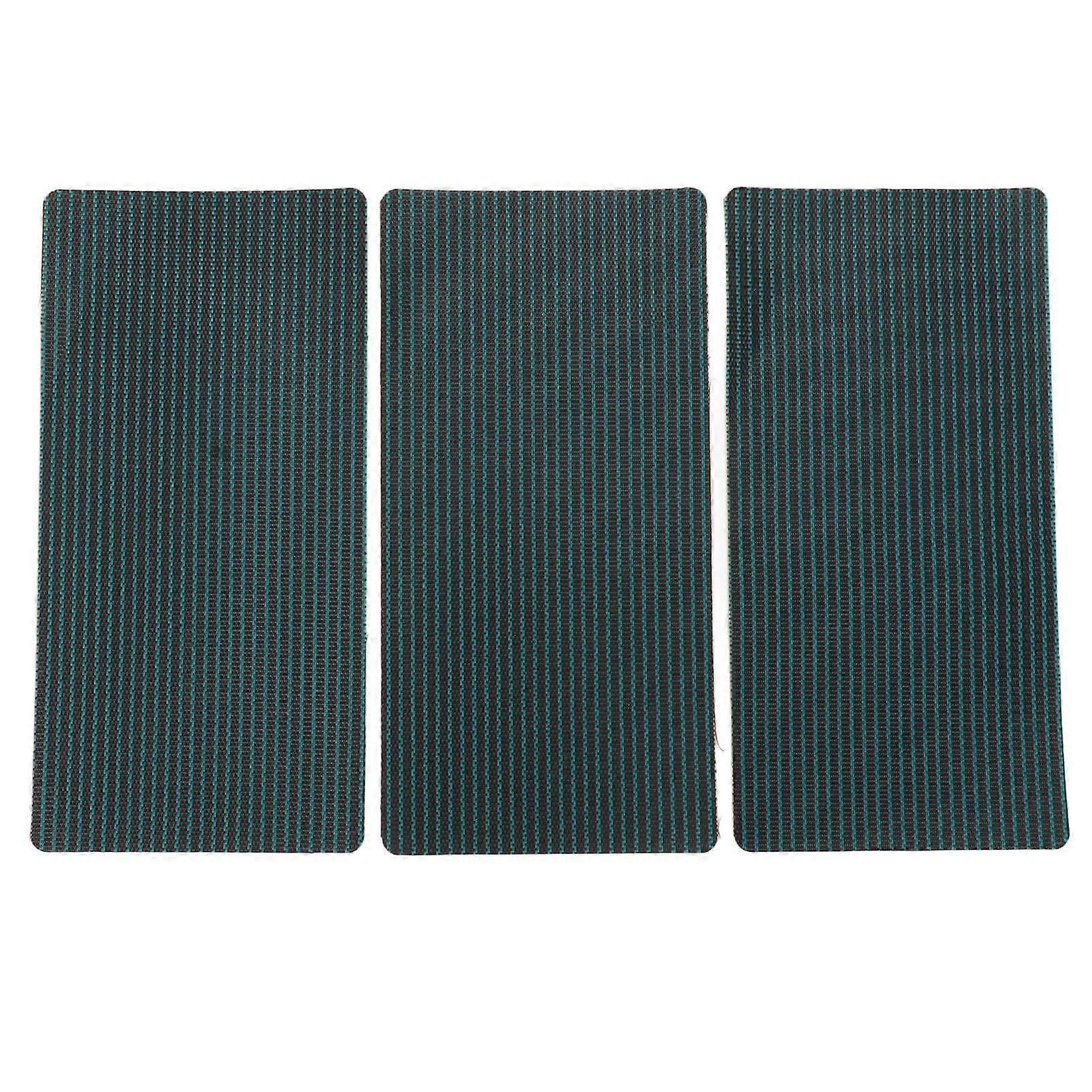 3 PCS Pool Patch Repair Kit Green PP Self Adhesive Pool Cover Patch Repair Kit for Swimming Pool,4x8in