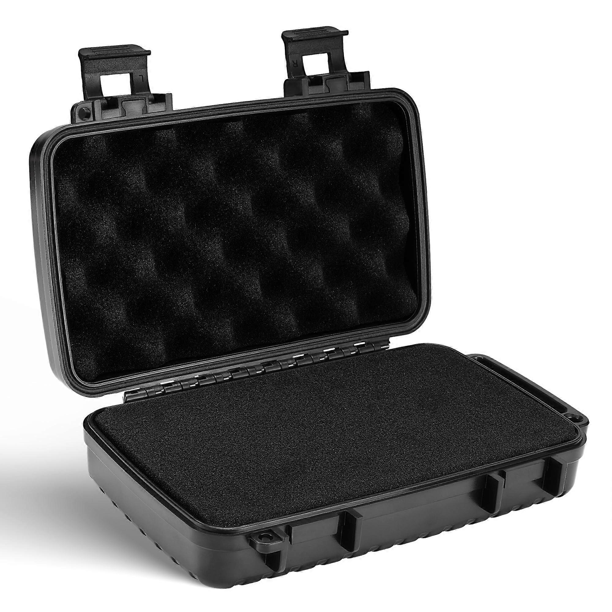 B20 Edc Storage Box, Compact Hard Case With Removed Foam, For Outdoor Gear - Black