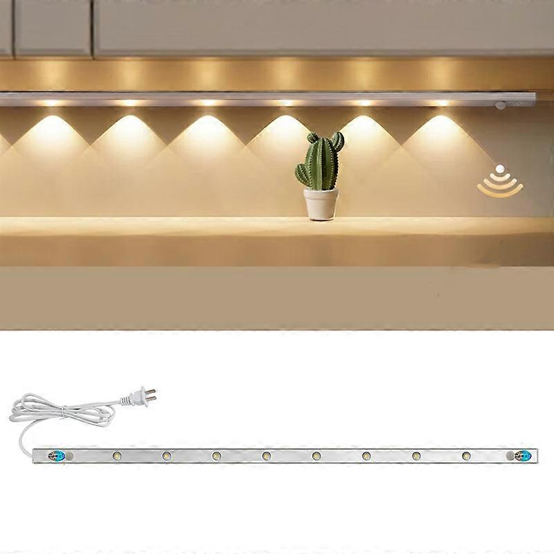 220V CN Plug Motion Sensor Wardrobe Cabinet Lamp LED Light Bar