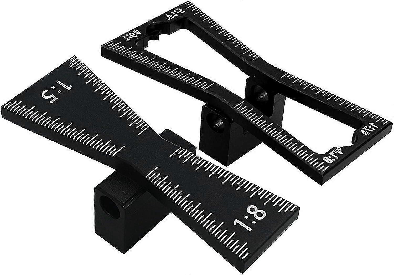 Dovetail Marking Jig with 1:5-1:8 Slopes - Woodworking Tool for Precision Joinery & Cabinet Making