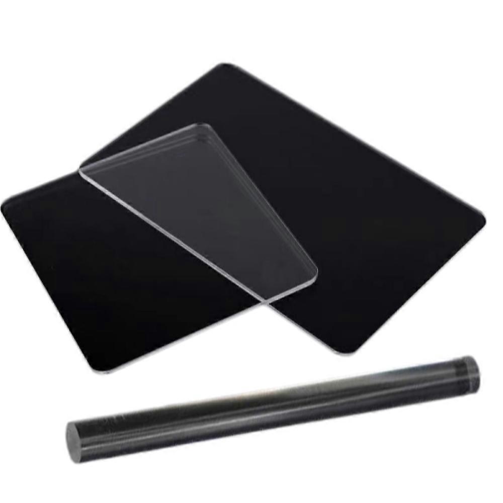 Clay Tools,Acrylic Clay Roller,Clay Rolling Pin,Acrylic Sheet Backing Board Clay Tools DIY Tool Materials for Shaping and Sculpting