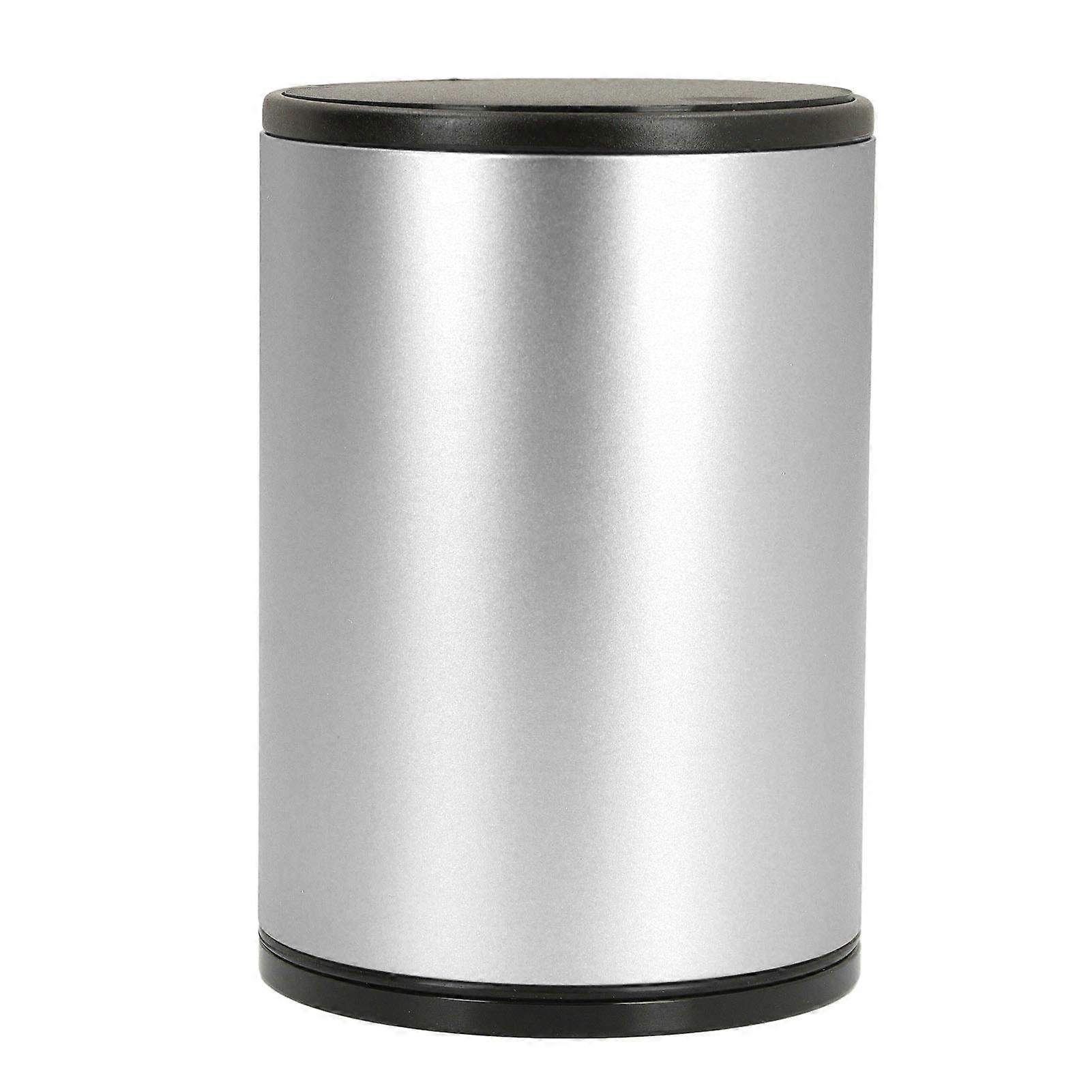 Mini Press Trash Can Car Aluminum Alloy Garbage Bin Container Ashtray Auto Accessories M