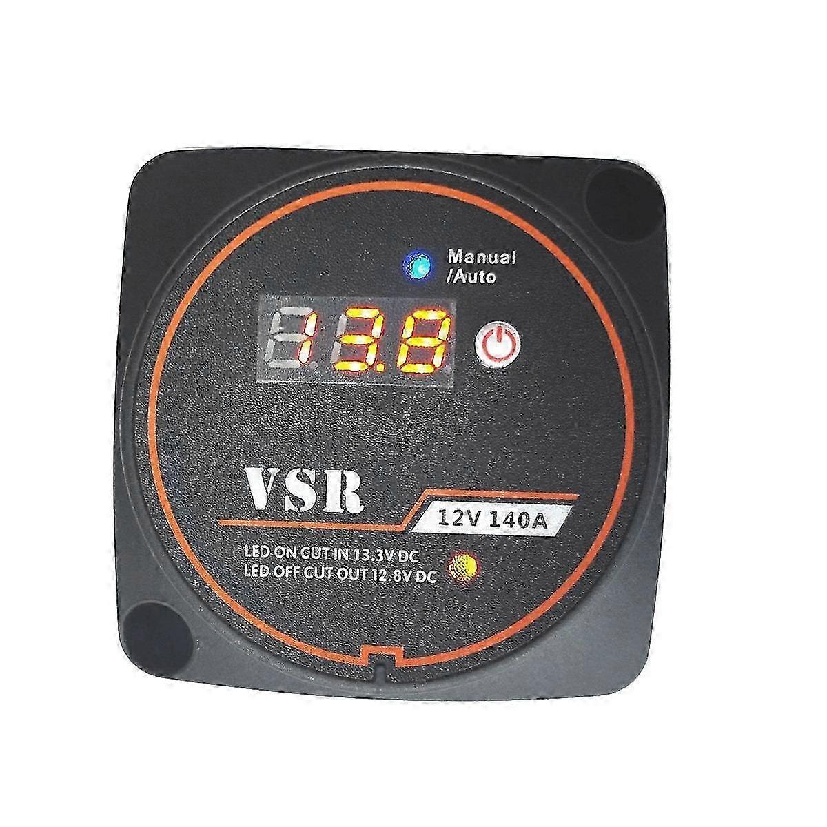 Smart Dual Battery Smart Isolator 12V 140A Digital Voltage Sensitive Relay VSR Split Charge for Cam