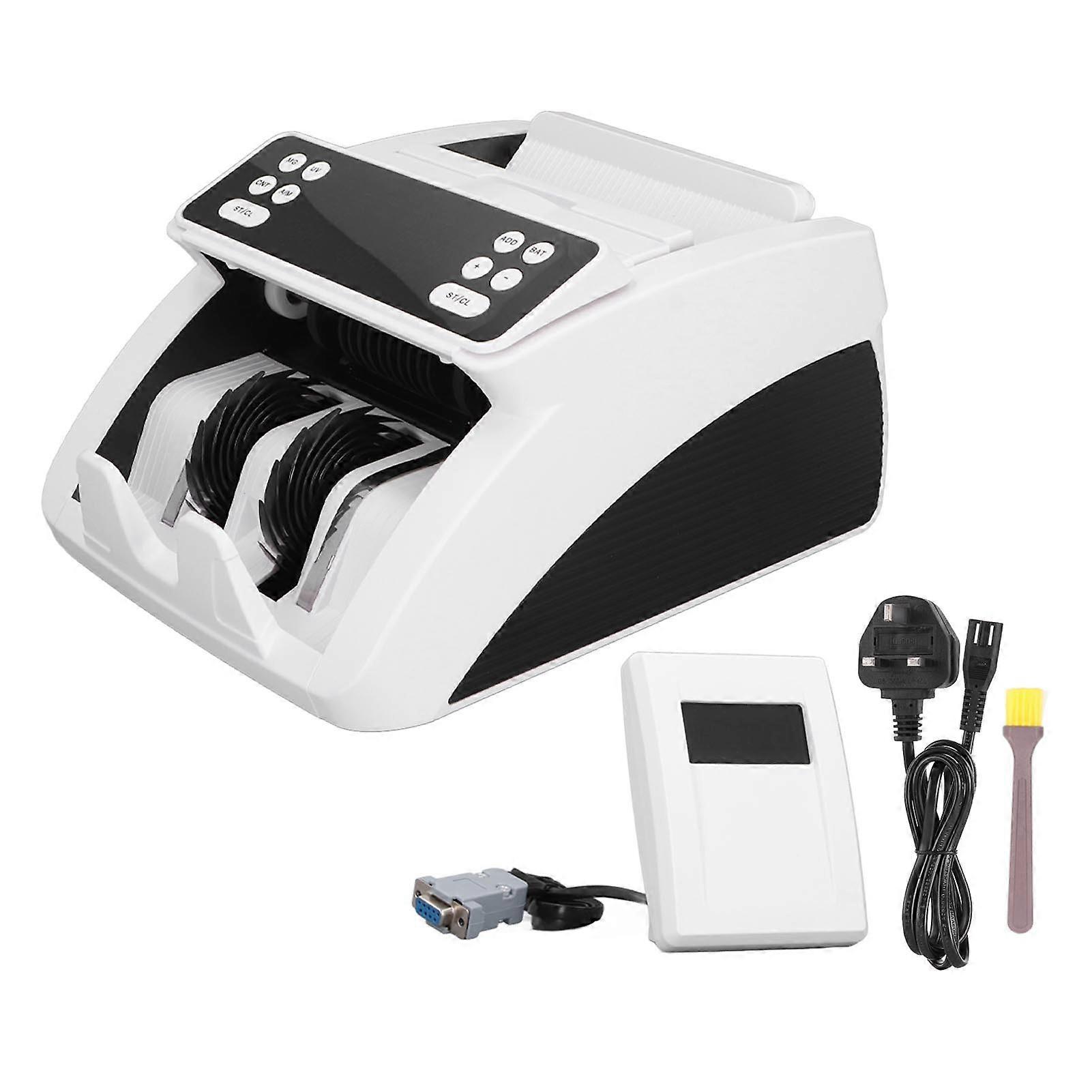 Money Counter Machine 80W MG UG IR Counterfeit Detection Portable Banknote Counter