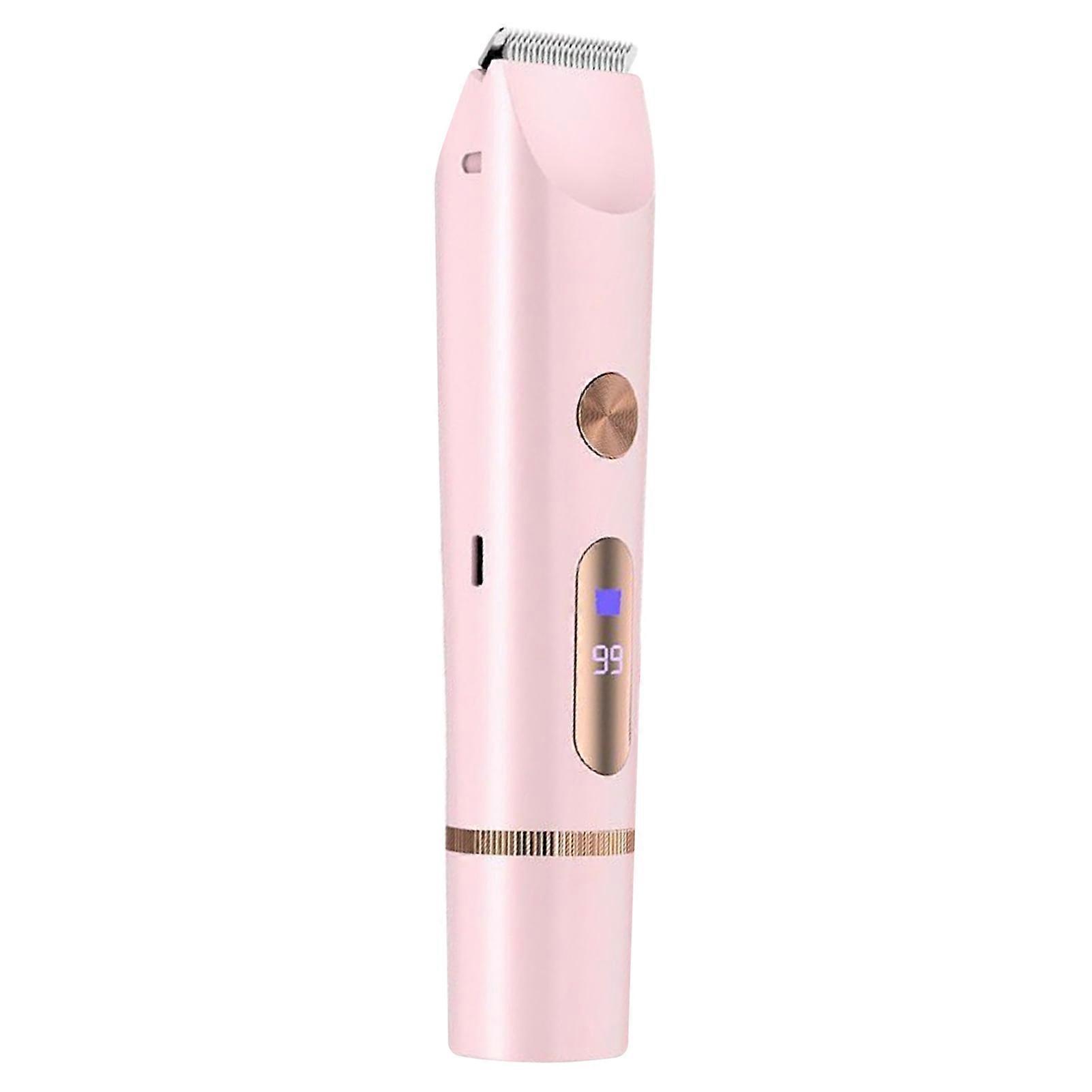 Women's Epilator Dual Head Precise Hair Trimmer for Private Areas Painless Trimming Machine for Full Body