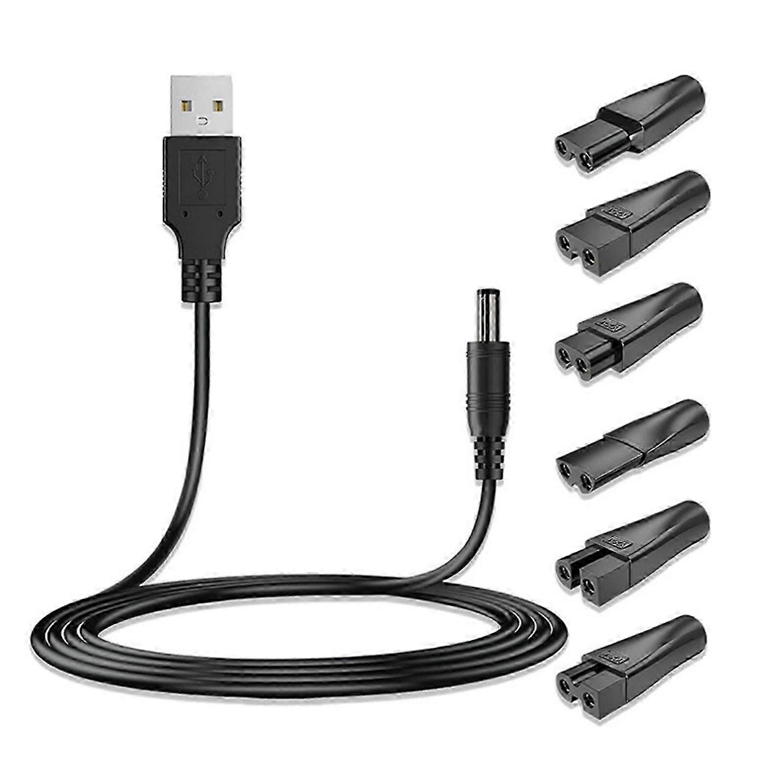 Efficient Charging Cables for Shavers Clippers and Home Appliances Power Cord USB Adapter Electric Shavers Charger