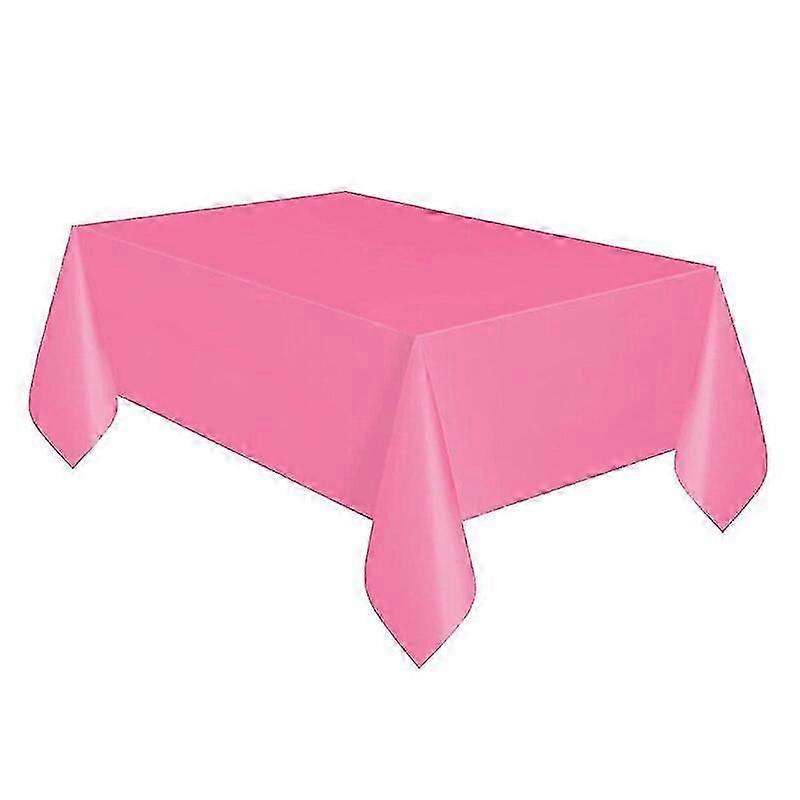Plastic Disposable Solid Color Tablecloth