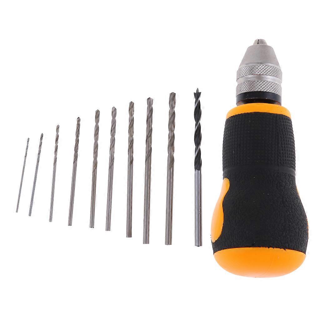 Mini Carbon Steel Twist Micro Drill Bits Set Useful Hand Drill Hobby Tools