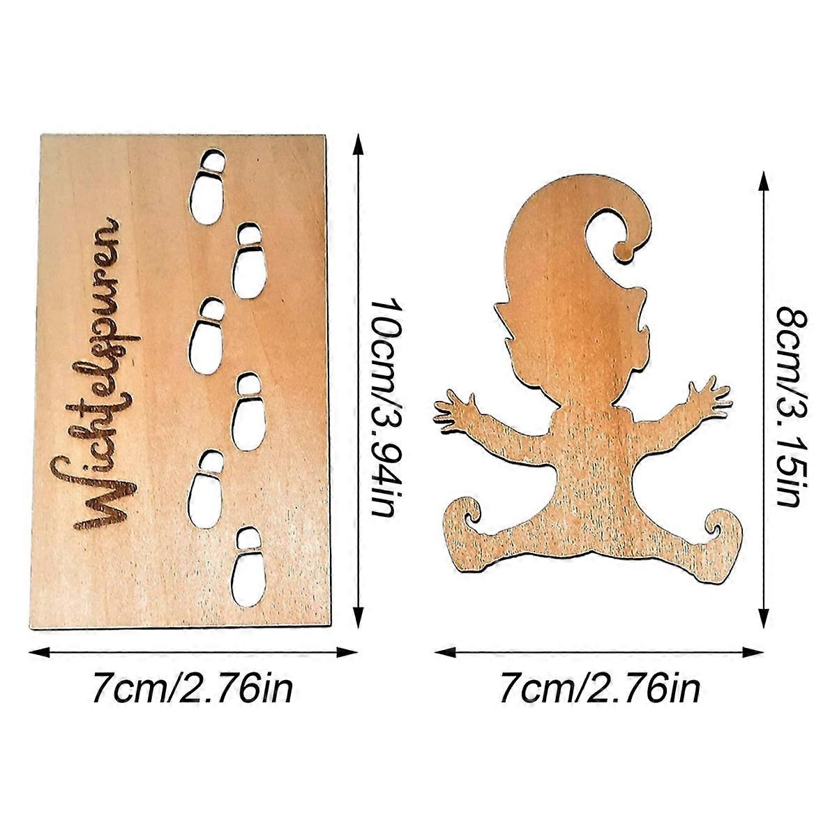Gnome Stencil Gnome Footprints Christmas Gnome Footprint Template