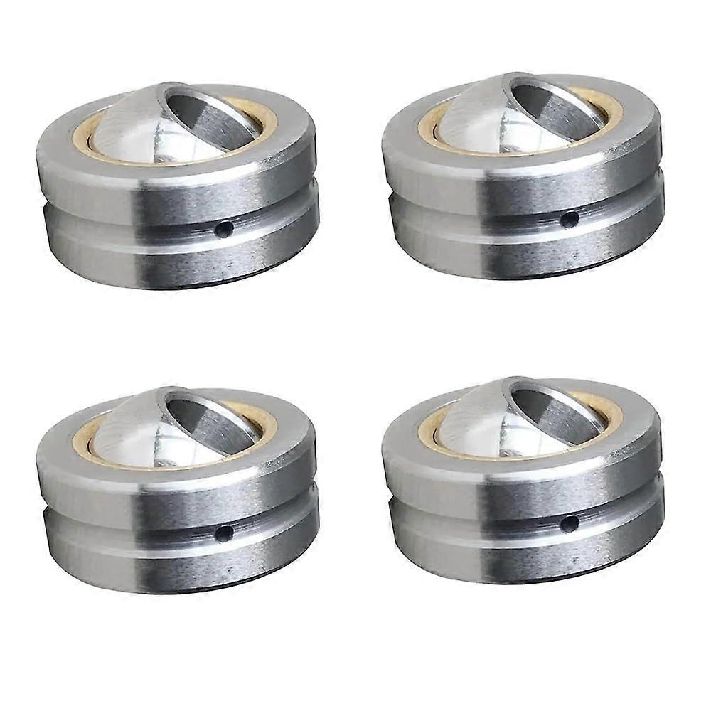 GEBK8S Spherical Plain Bearing 8x22x12 Miniature Bearings for High Load Capacity, Steel Material, 4PCS Set