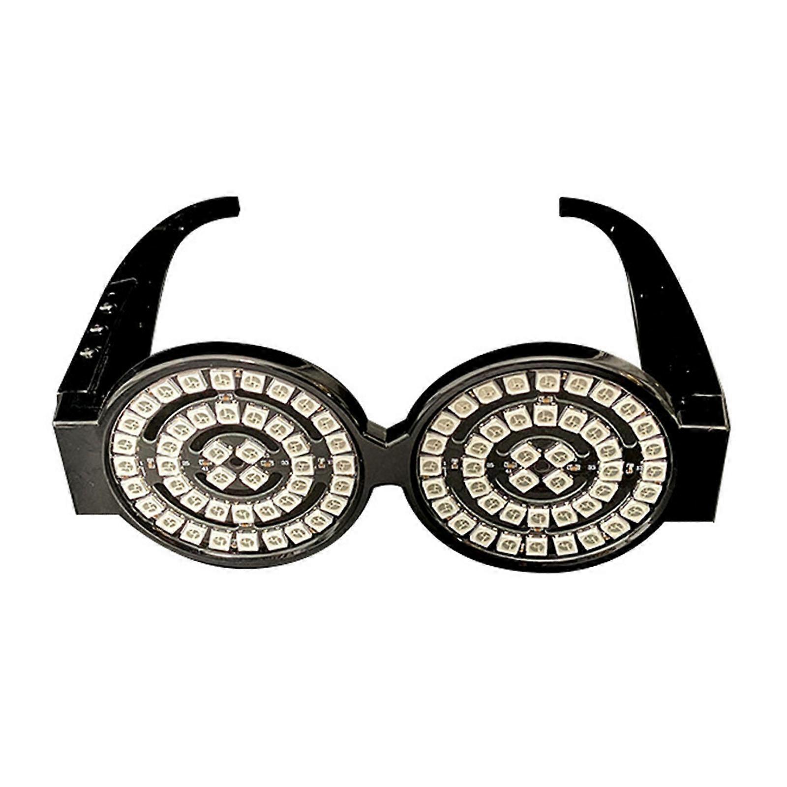 Light Changing Party Glasses Flashing Multi Color Party Glasses Adornment for Night Clubs and Music Festivals