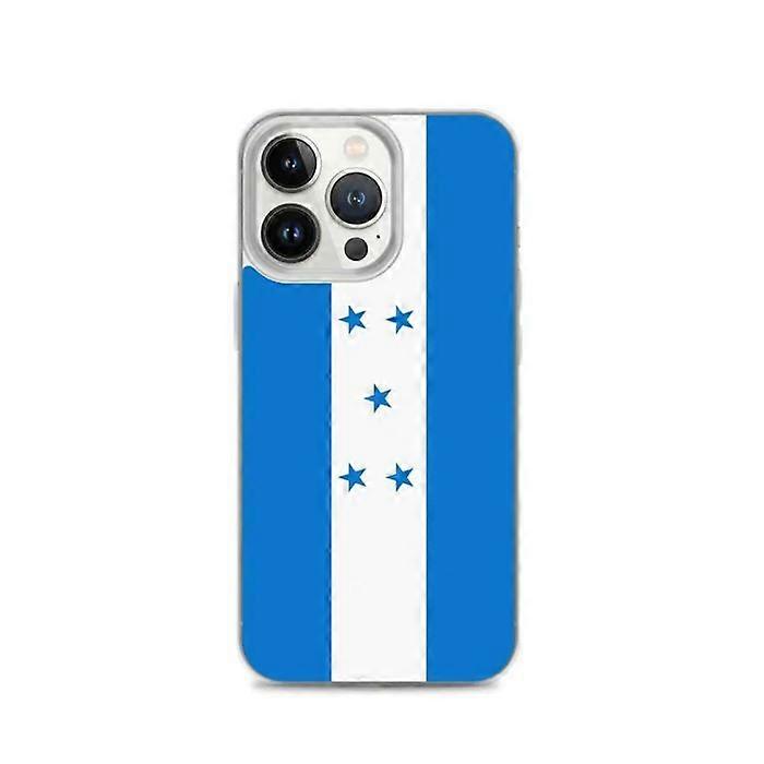 Phone case - PIXELFORMA - iPhone 13 Pro - Honduras Flag - Transparent plastic - TPU