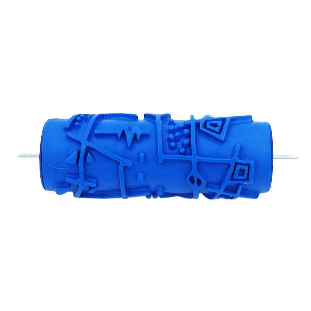 13 Styles 5" / 15cm Embossed Pattern Painting Rubber Roller Brush For Wall