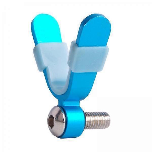 6xFishing Rod Rest Butt Nonslip Thread M8 Gripper Rest Fishing Rod Holder Rest blue