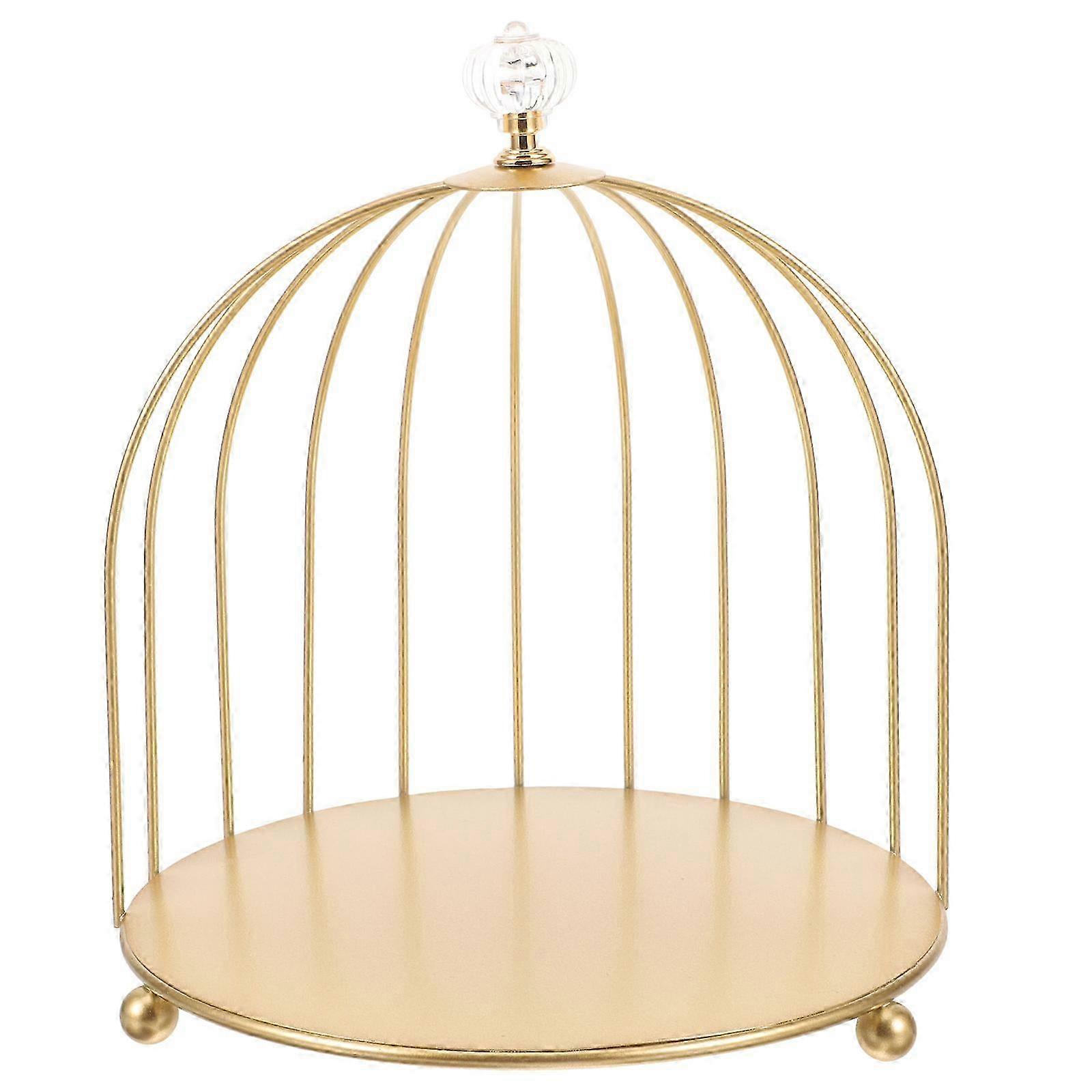 1pc Creative Iron Cake Stand for Desserts & Weddings, 24x18cm