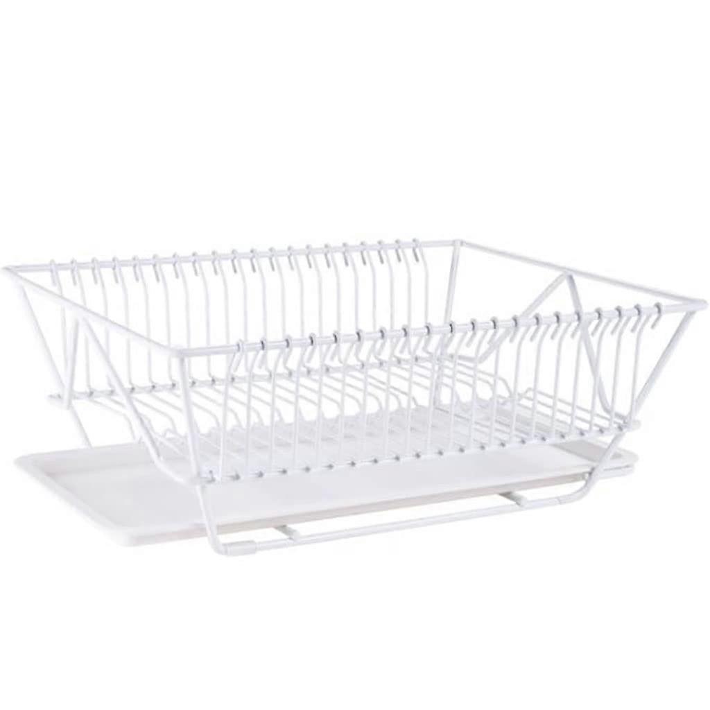 Drainage Area Kitchen Sink Strainer Basket Stainless Steel Dish Rack Adjustable Size