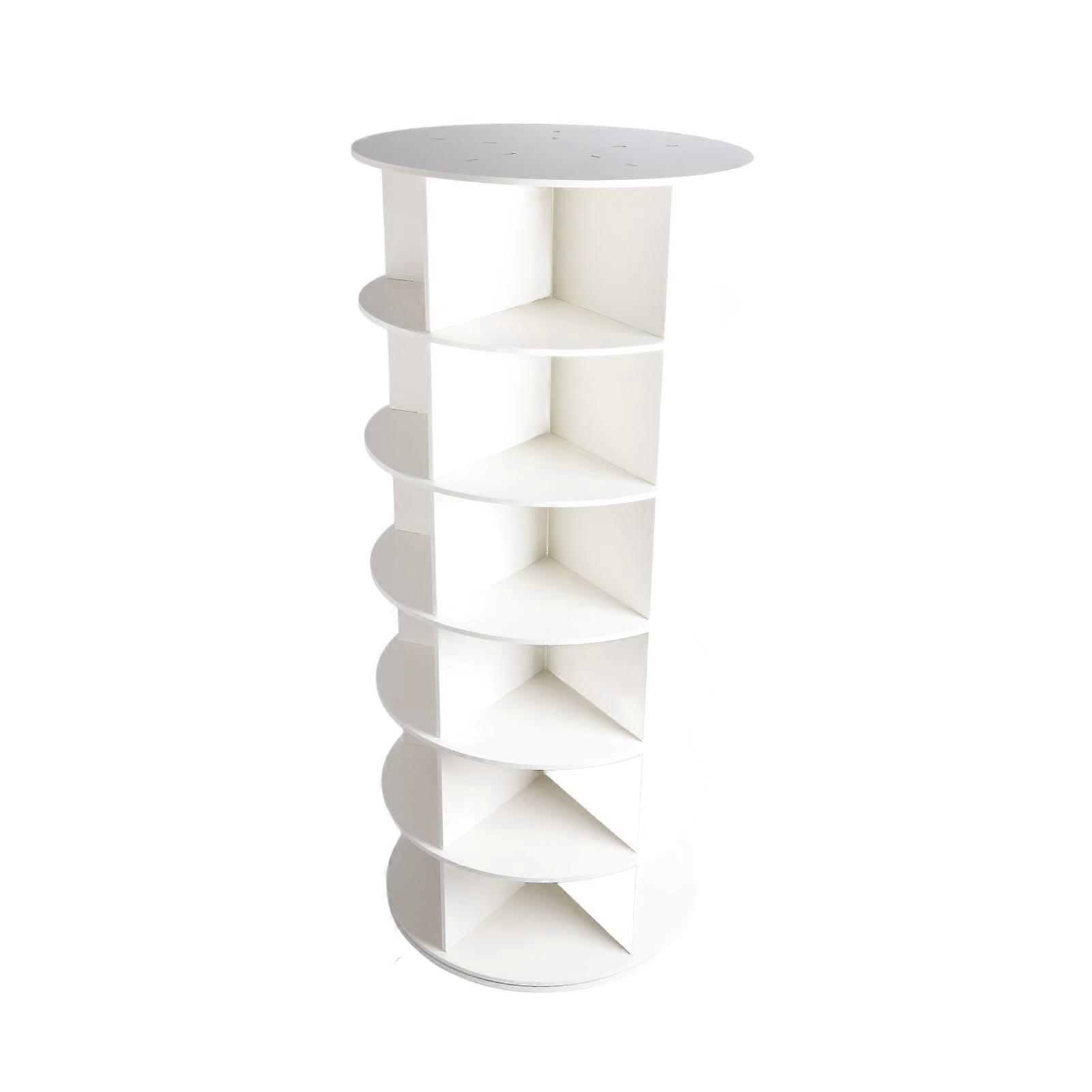 Rotating Shoe Rack Tower 360 Degree Multifunctional Revolving Shoe Organizer Shoe Display Stand for Entryway Hallway Living Room 6 Layers 
