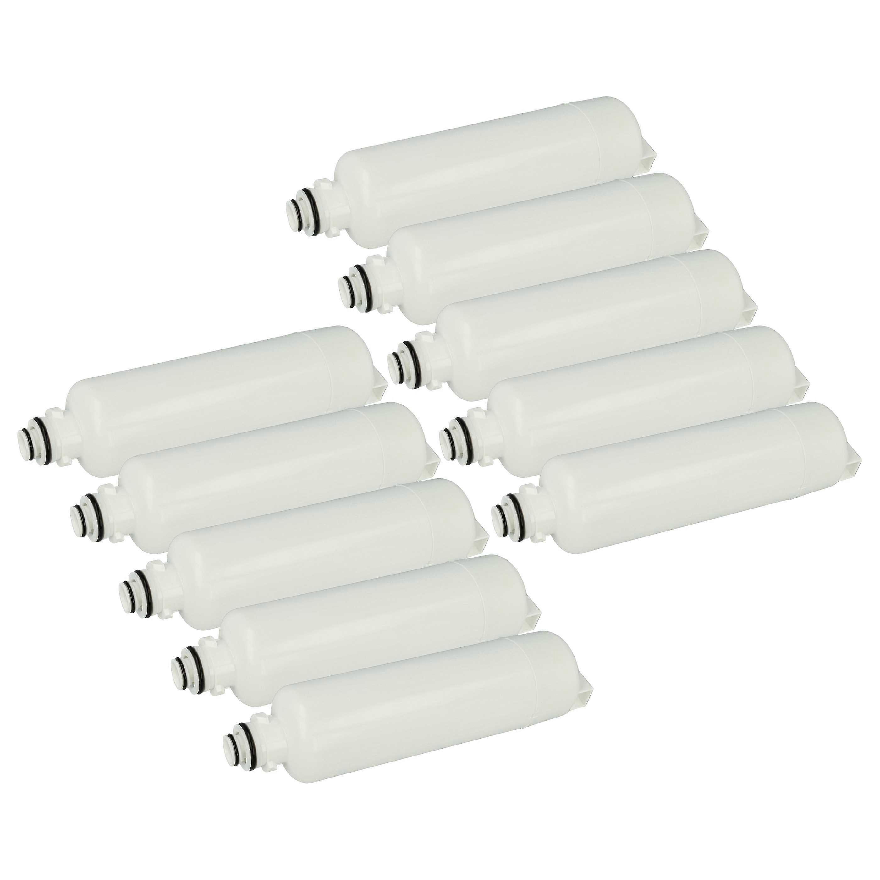 vhbw 10x Filtru de filtru de apă Filtru cu cartuș de filtru compatibil cu frigiderul Bosch B36BT935NS, B30IB905SP, B36CD50SNS, B36CD50SNB, B36CL80SNS B36CL80ENS