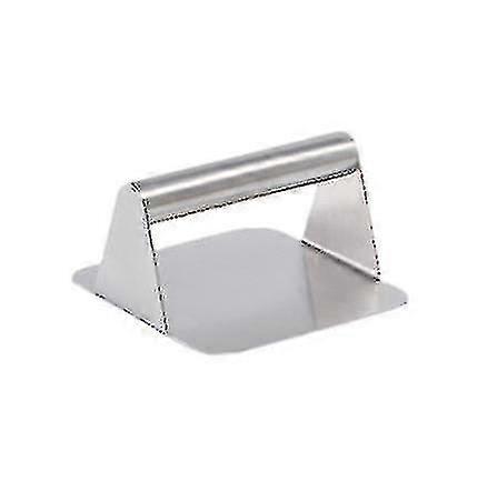 Burger Smasher Tool - Smooth & Non-stick Surface - Round Utensil For Grilling Meat Patty 14x14.5x7.5cm Square