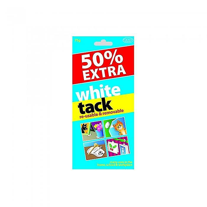 County Stationery White Tack (Pack de 12)