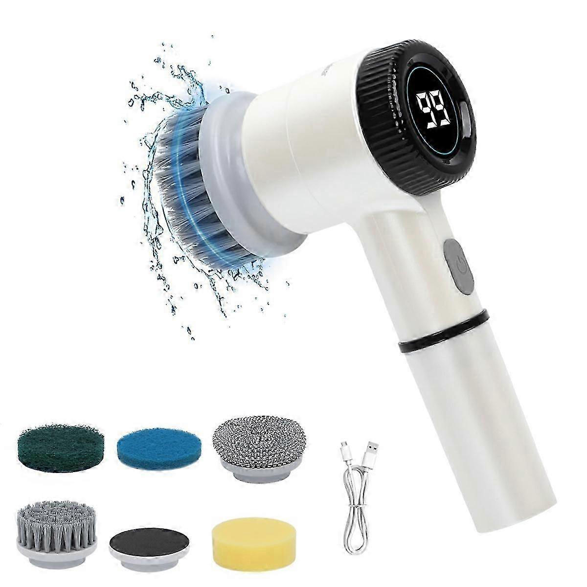 Electric Cleaning Brush, Spin Scrubber For Bathroom
