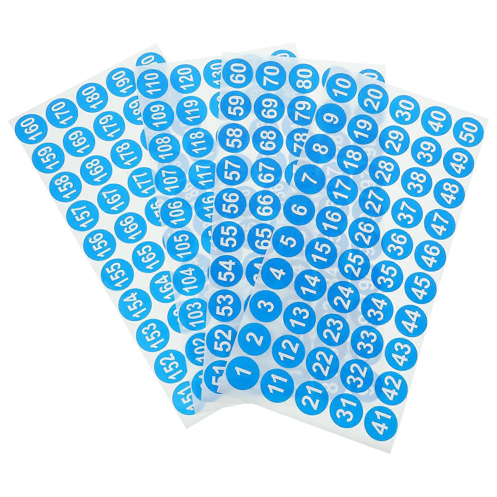 Self Adhesive Sticker Sheets for Easy Organization, Digital Stickers for Crafts, Wrapping & DIY Projects – 8 Sheets Pack