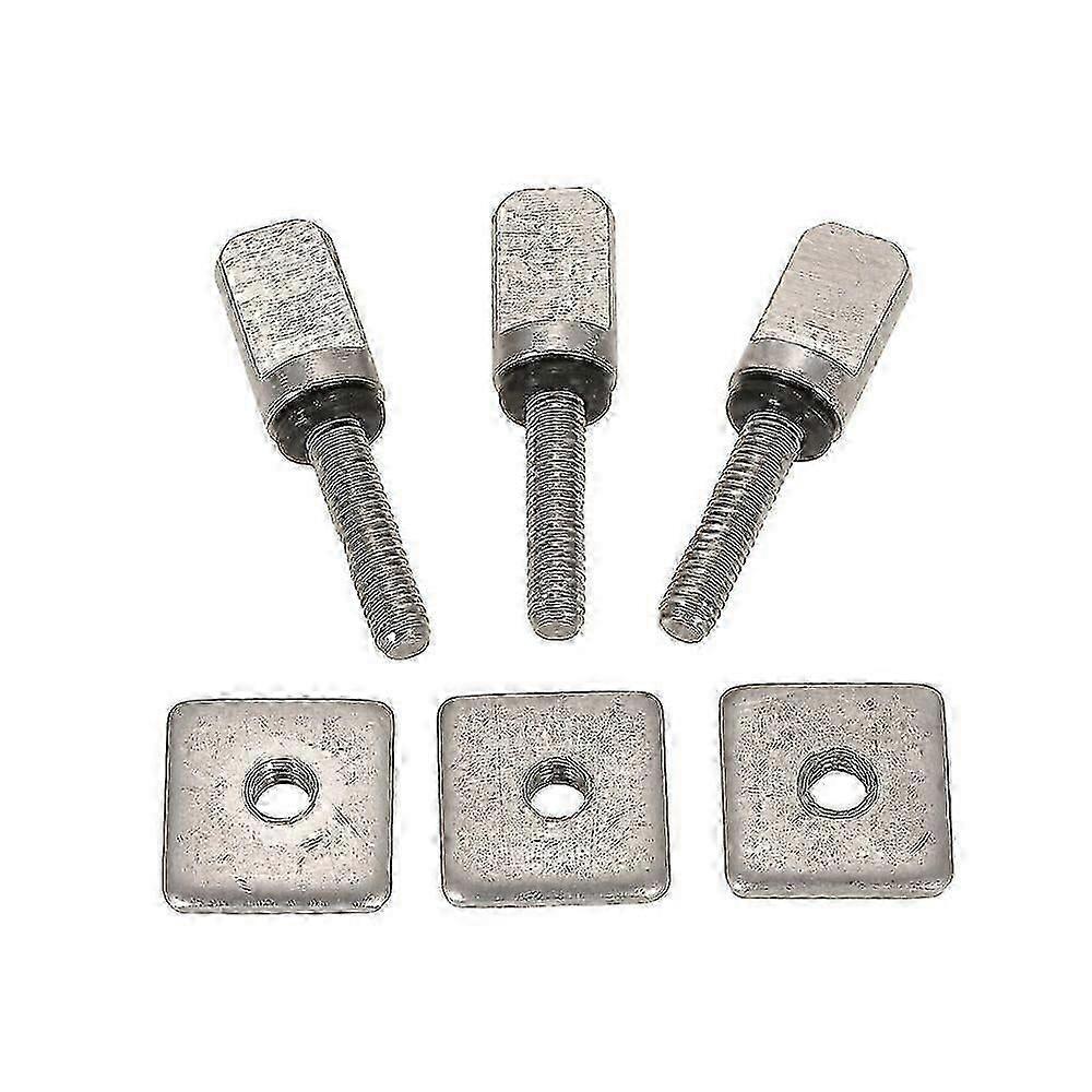3 Planche de surf et longboard Aileron Vis et plaque Kit de remplacement pour SUP Bodyboard