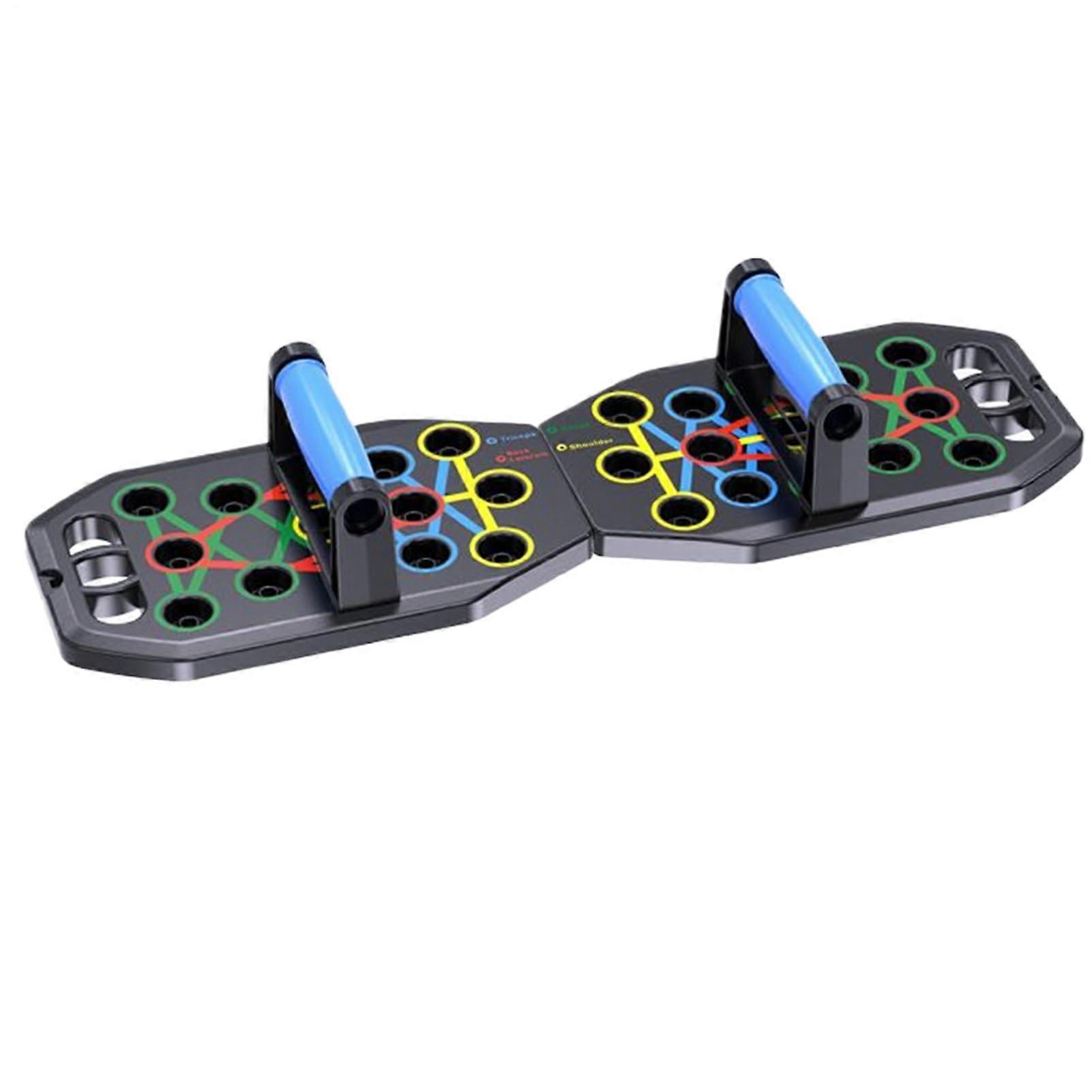 Foldable Fitness Training System Foldable Pushup Tools, NonSlip Stands for Men