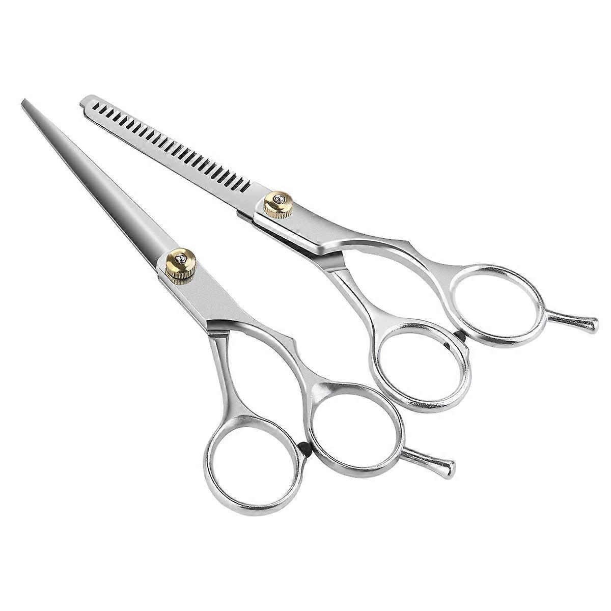 Cutting and Thinning Barber Scissors Set, Steel , Secure Grip