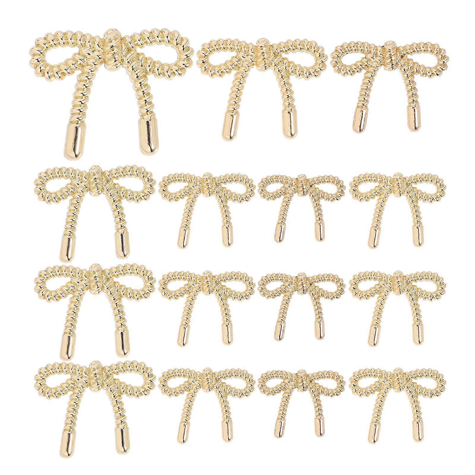 30pcs Bowknot Decorative Button DIY Sewing Buttons Clothes Fasteners Button