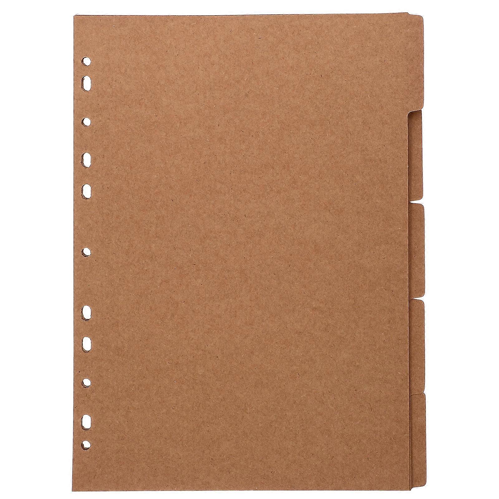 Index Marker Book Dividers Notebook Organization Loose-Leaf Compatibility Students 4Set